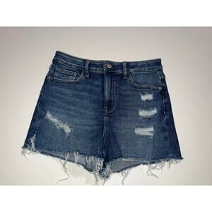 Guess women’s distressed blue jeans shorts